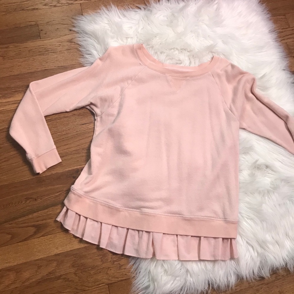 DKNY Jeans Pink Cozy Shirt.
